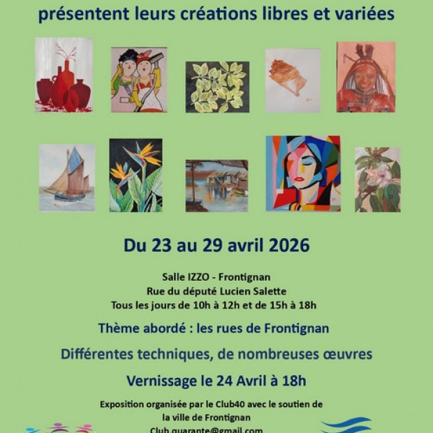 Le Club-40 prépare son exposition de peinture.