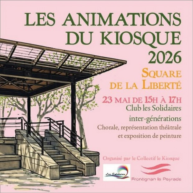 Les animations du kiosque.